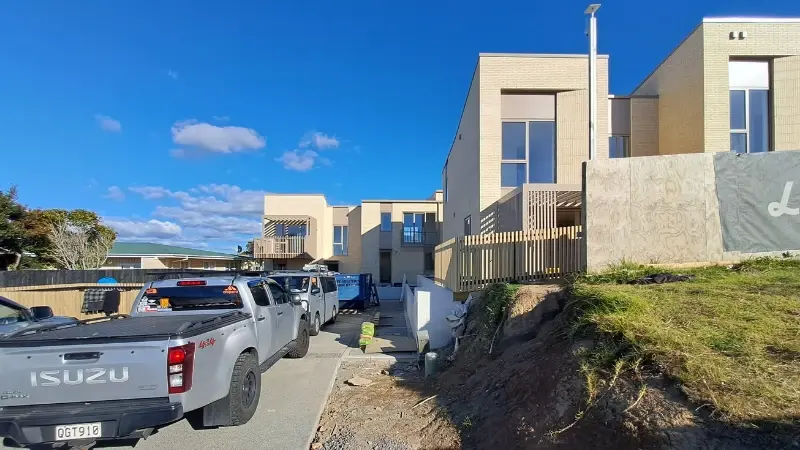 30 Milton Road multi-residential development in Otumoetai during construction with UNO Thermal windows installed.