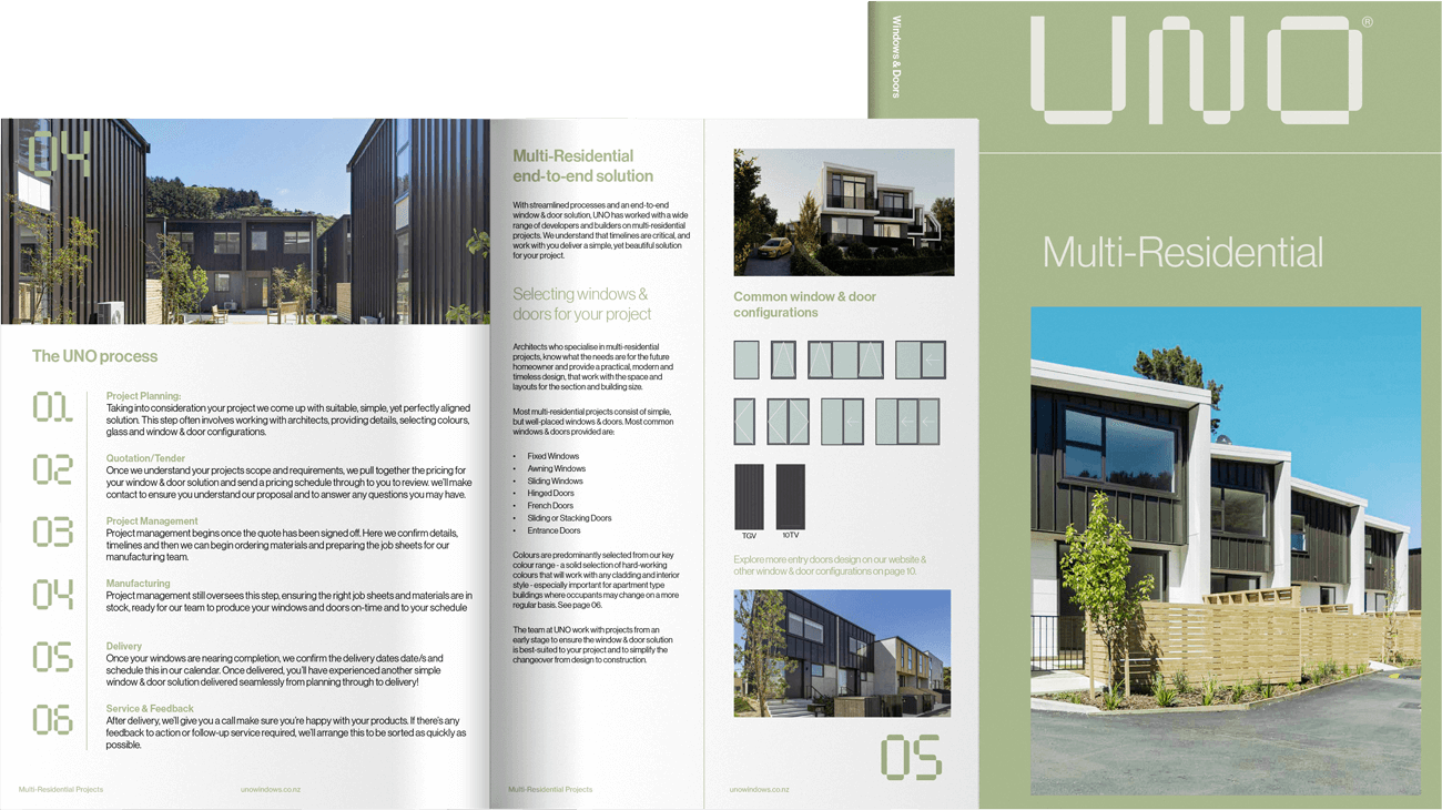 Windows and doors for multi-residential developments