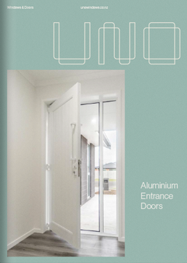 Aluminium entrance doors