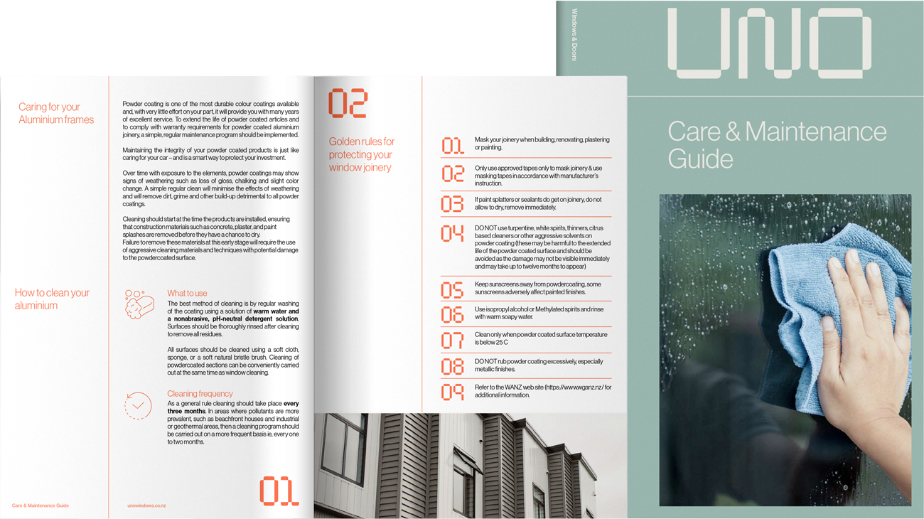 Download UNO's care and maintenance guide