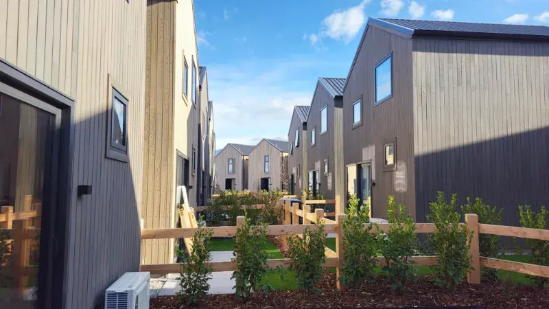 Aluminium joinery for multi residential development in Queenstown 