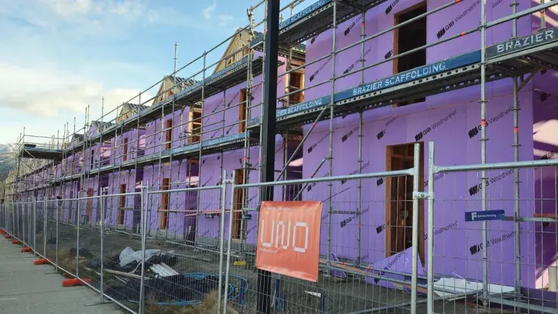 Aluminium joinery for multi residential development in Queenstown