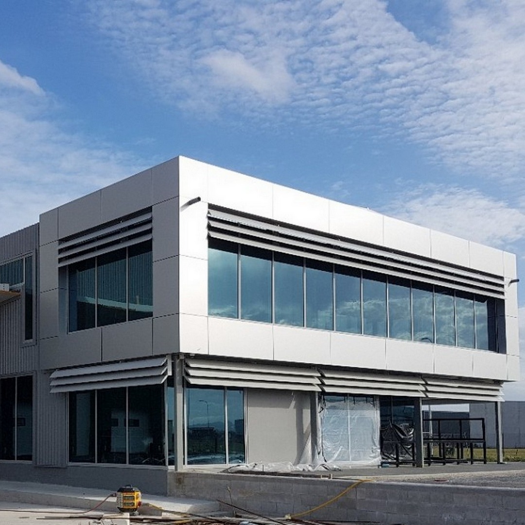 Aluminium windows and doors for commercial building