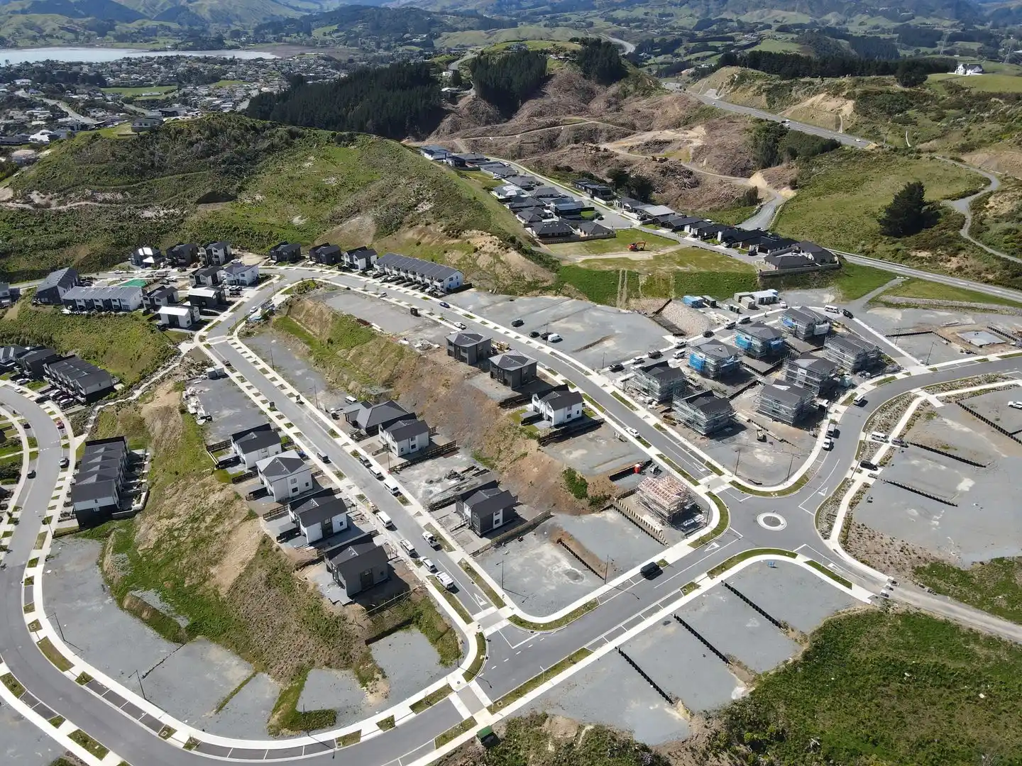 Drone view of Silverbrooke Townhouses