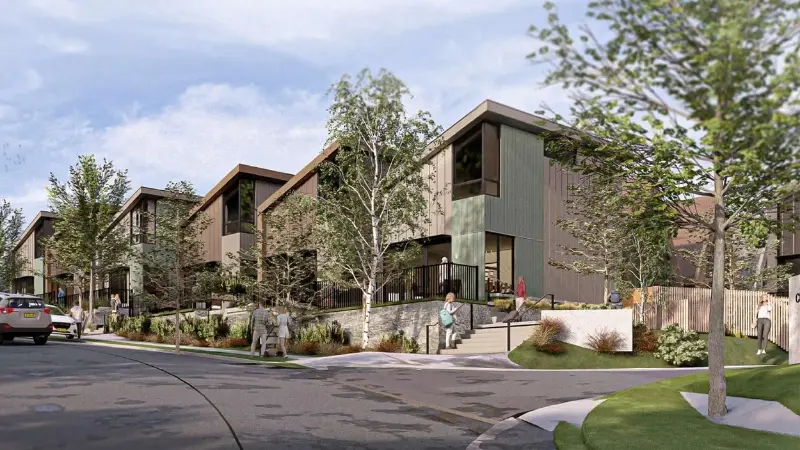 A cohesive residential environment bringing together architectural design, landscaping, and high-performance glazing