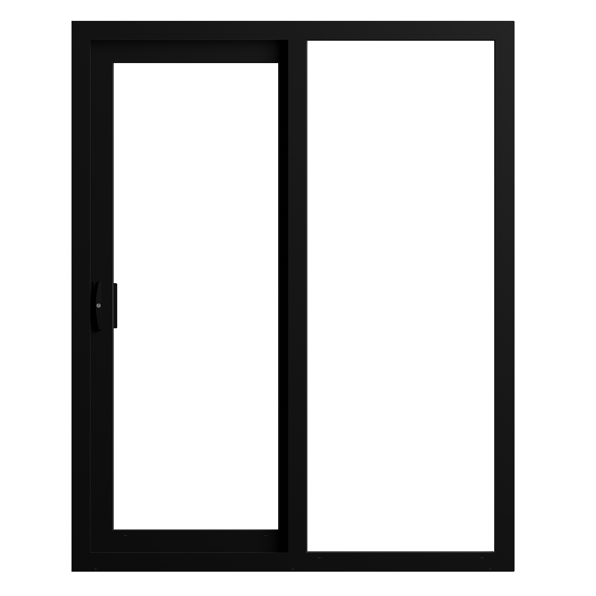 Matt Black door frame