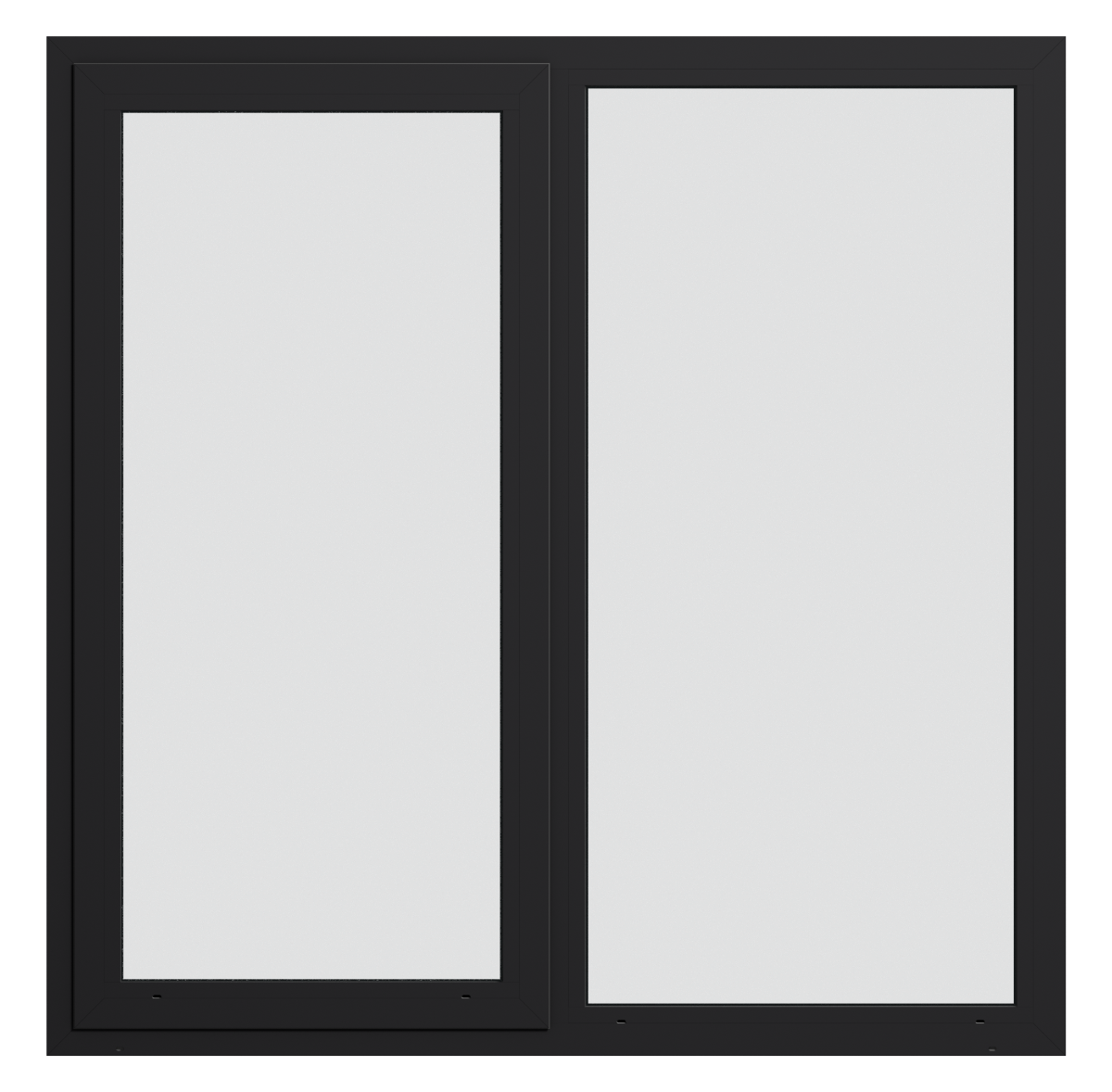 Matt Black window frame