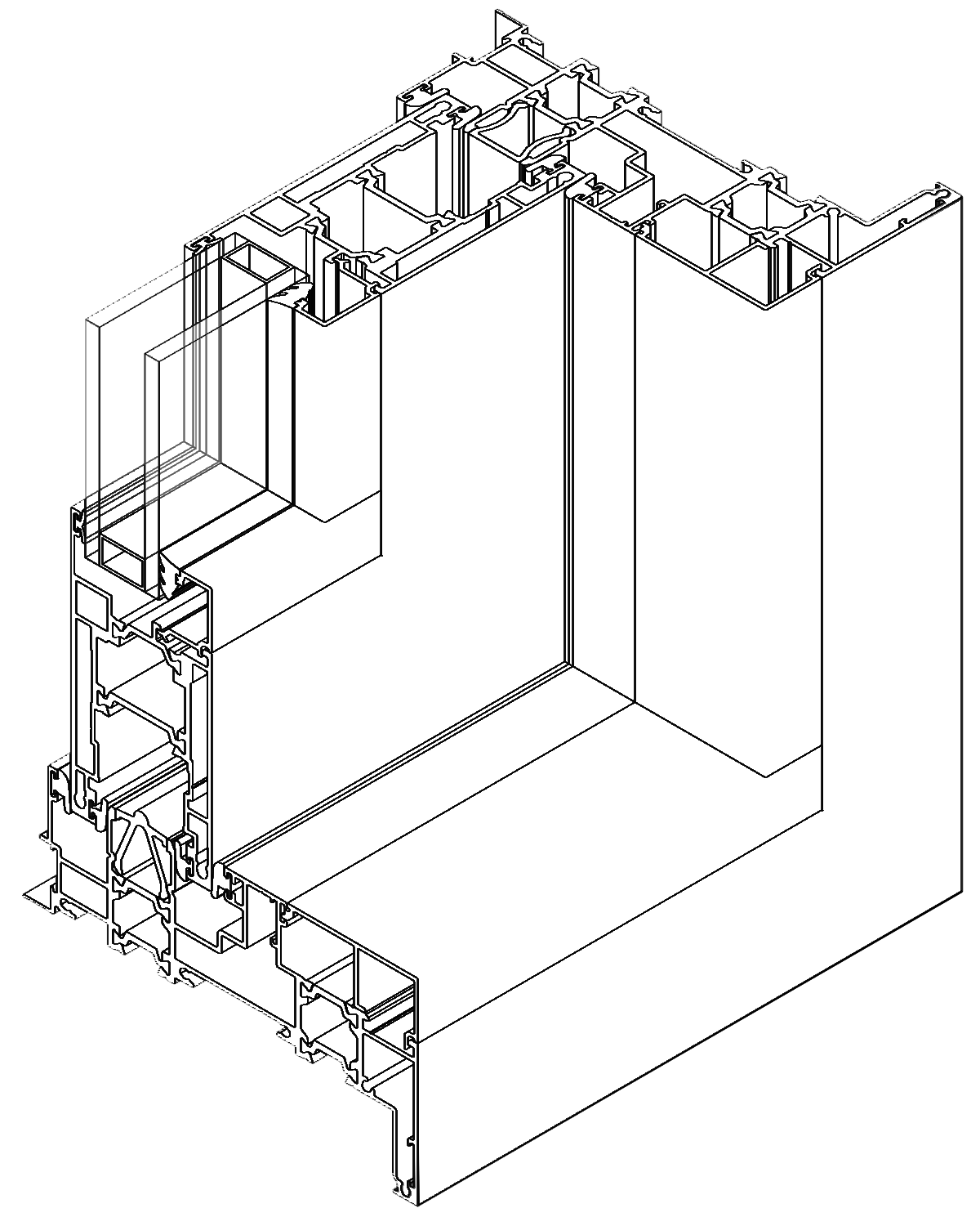 Aluminium doors