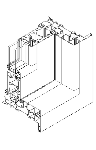 Aluminium doors