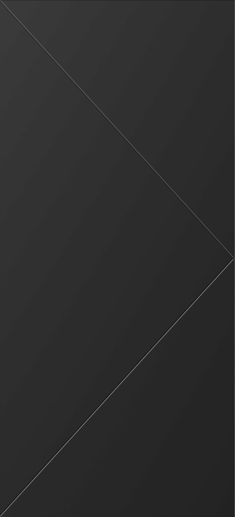 ATSV03 -Stylish entrance door with bold diagonal lines intersecting across the surface for a dynamic look.