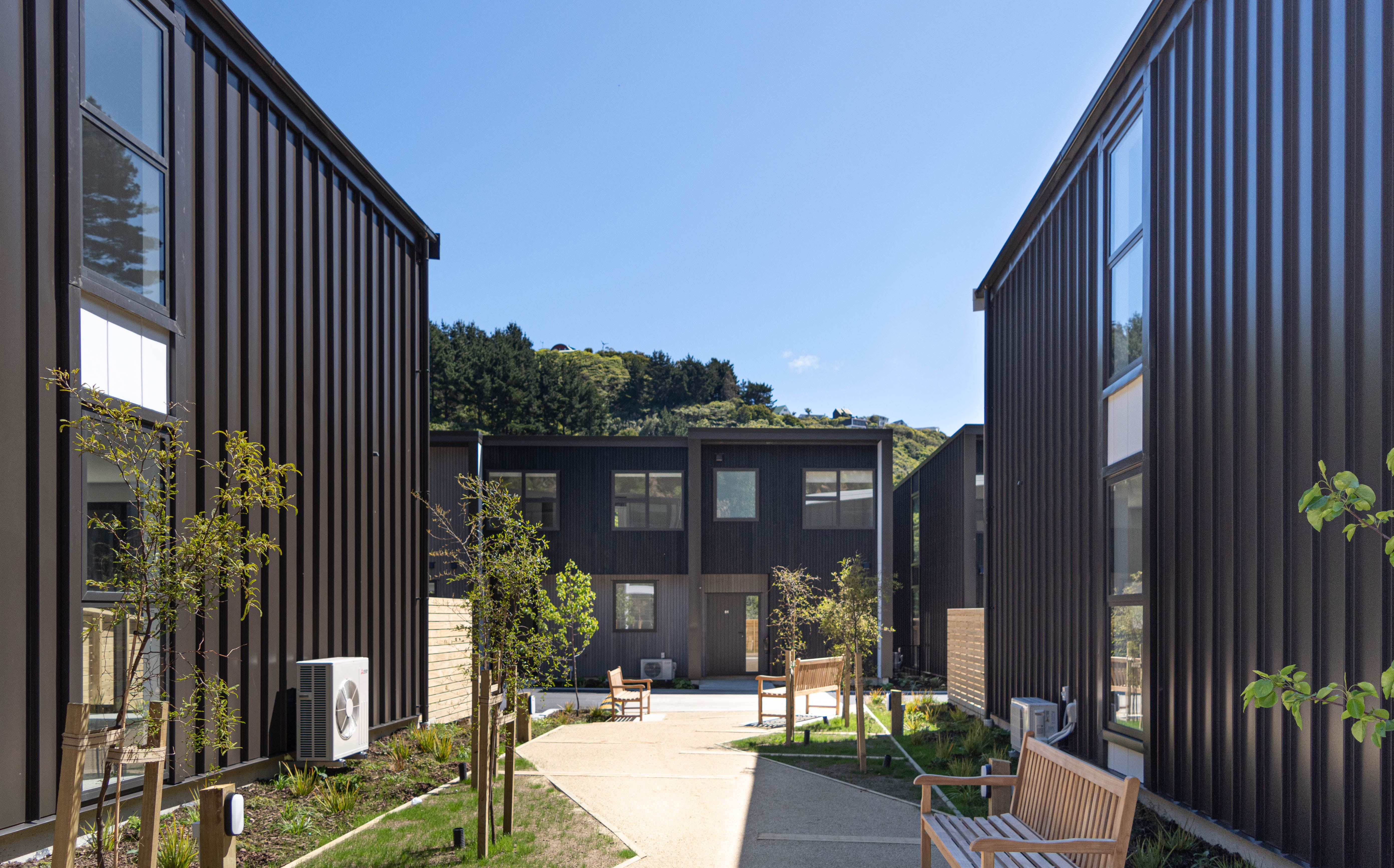 Aluminium joinery for townhouses